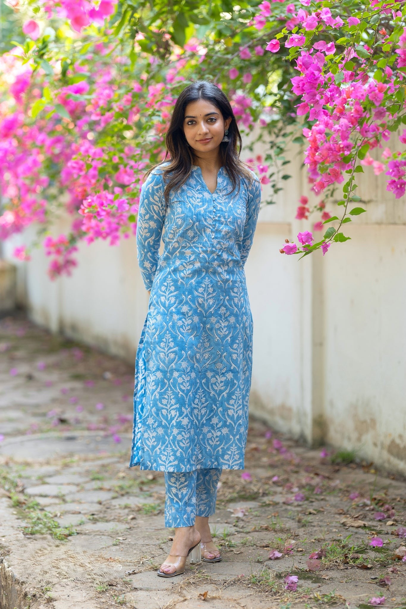 Light Blue Printed Co-ord Set