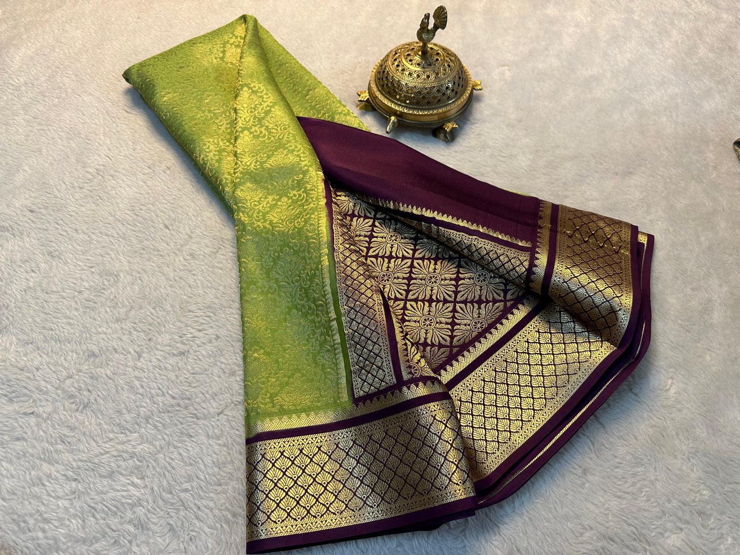 Pure Mysore  Rich Pallu Soft Silk Saree