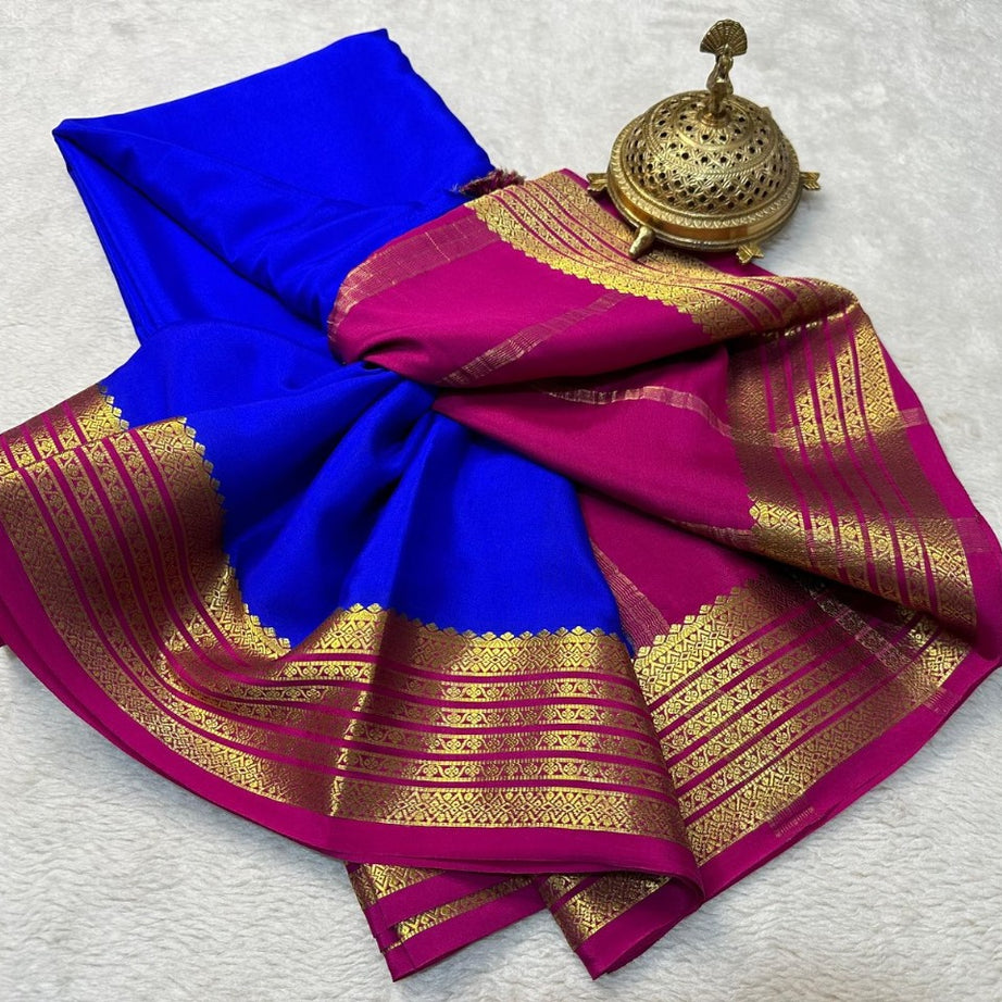 Pure Mysore  Rich Pallu Soft Silk Saree