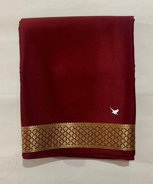 Luxurious Pure Mysore Silk Saree with Rich Pallu – Soft & Sophisticated