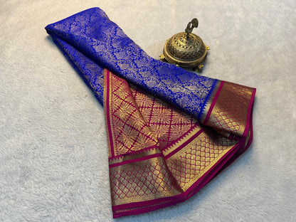 🌟 Brocade Beauty: Mysore Silk Sarees in Full Splendor ✨