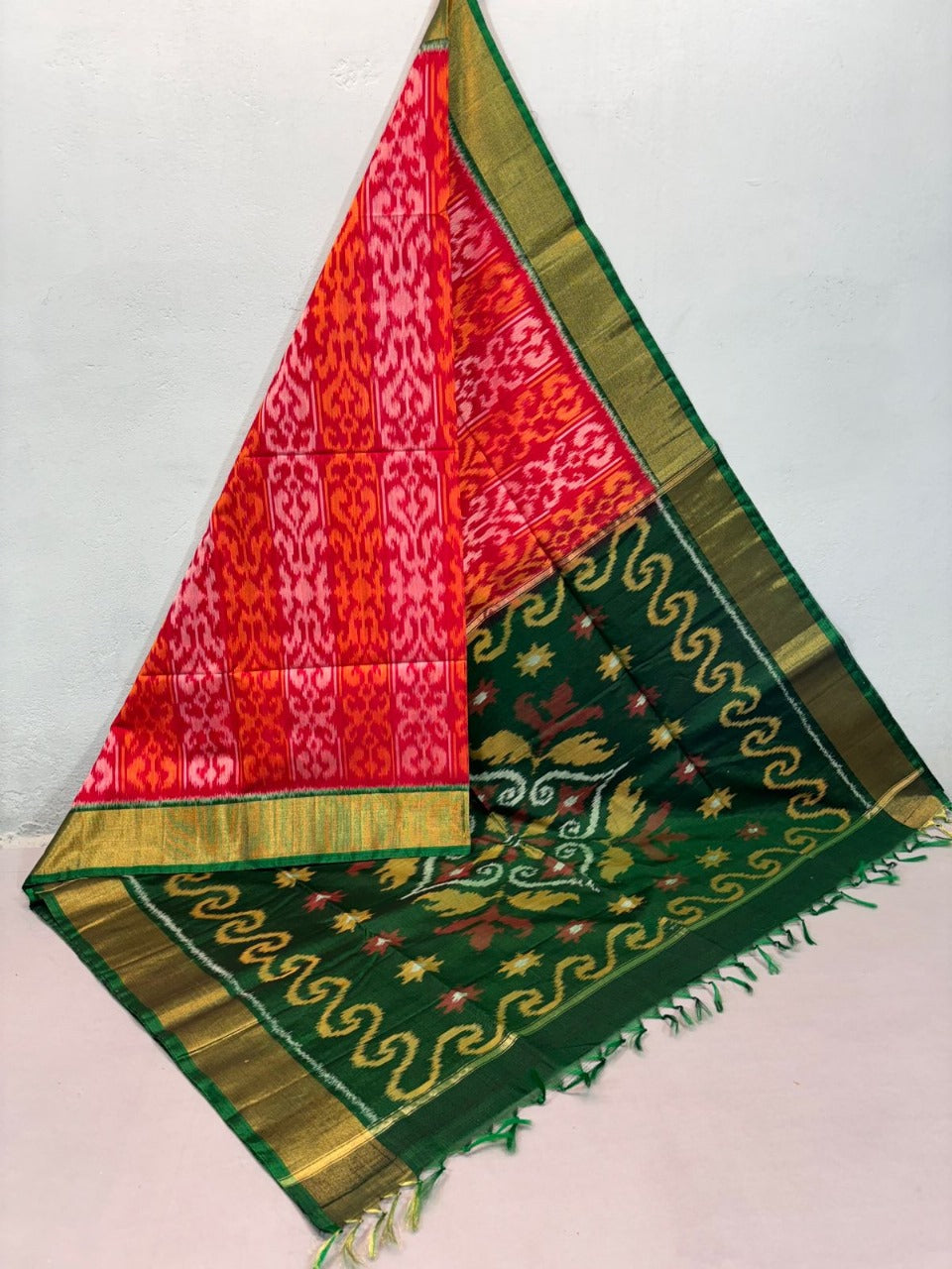 Wedding Style Dark Pink Sico Pattu Saree Digital Printed Soft Silk