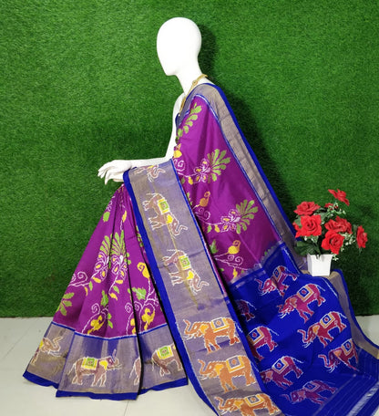 Poichampally Ikkat Kanchi Silk Sarees