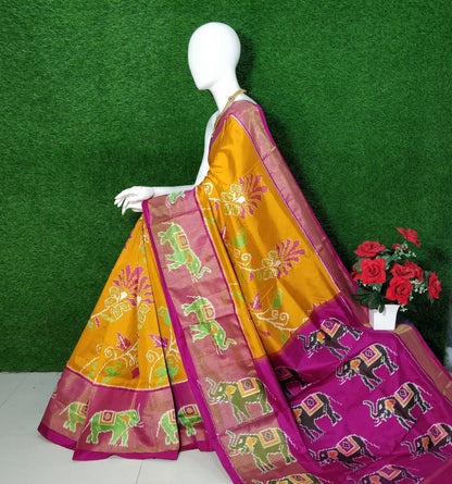 Poichampally Ikkat Kanchi Silk Sarees