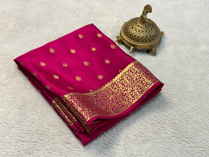 Mysore Crepe Silk Saree: The Drape of Dreams