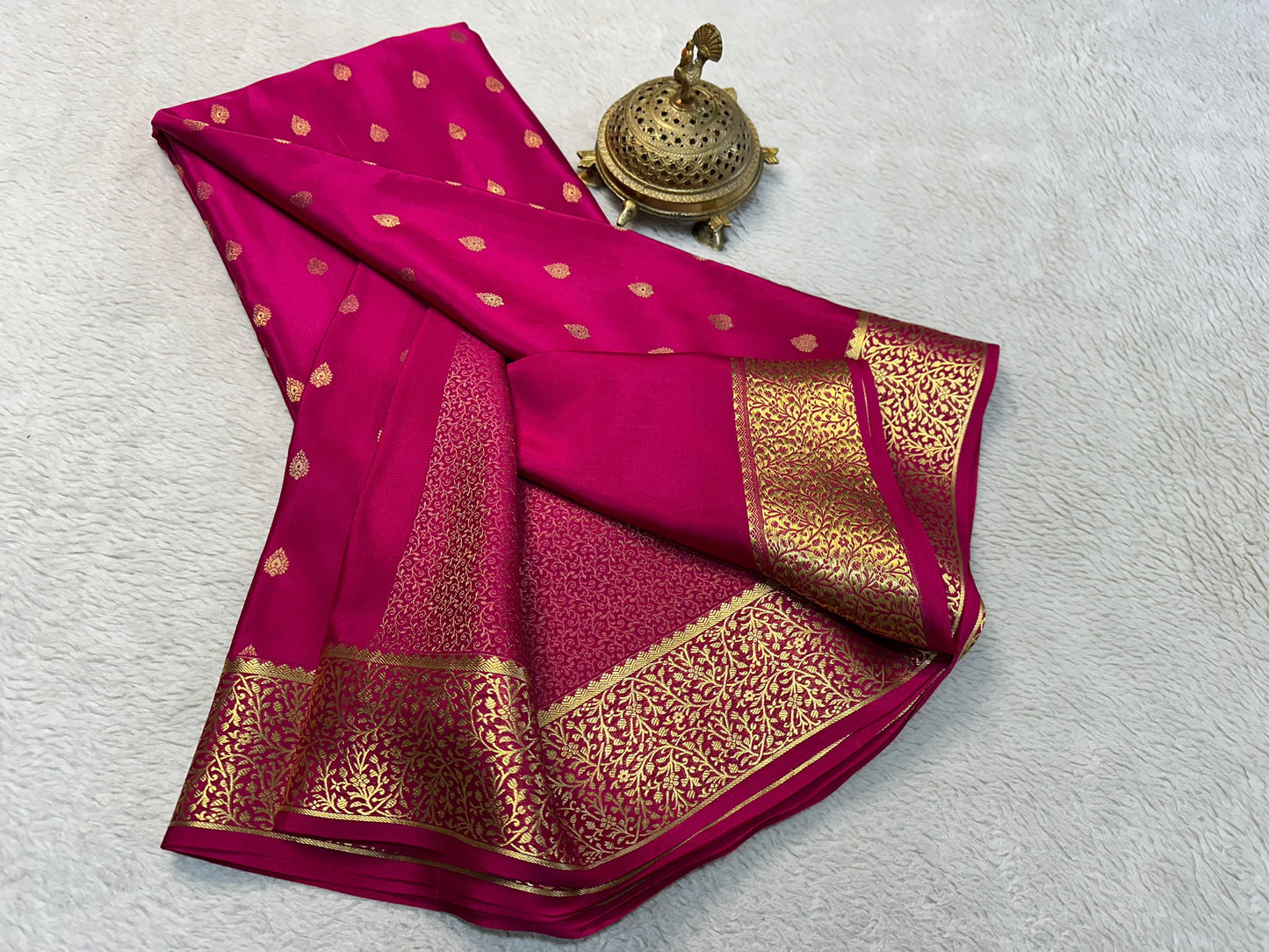 Mysore Crepe Silk Saree: The Drape of Dreams