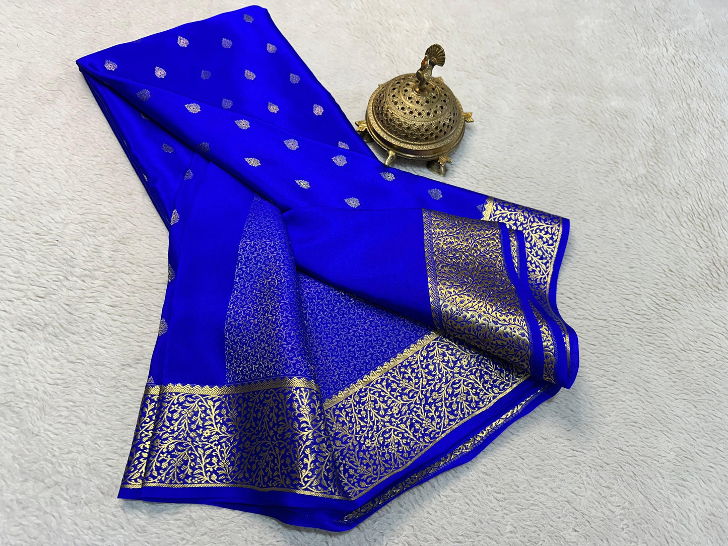 Mysore Crepe Silk Saree: The Drape of Dreams