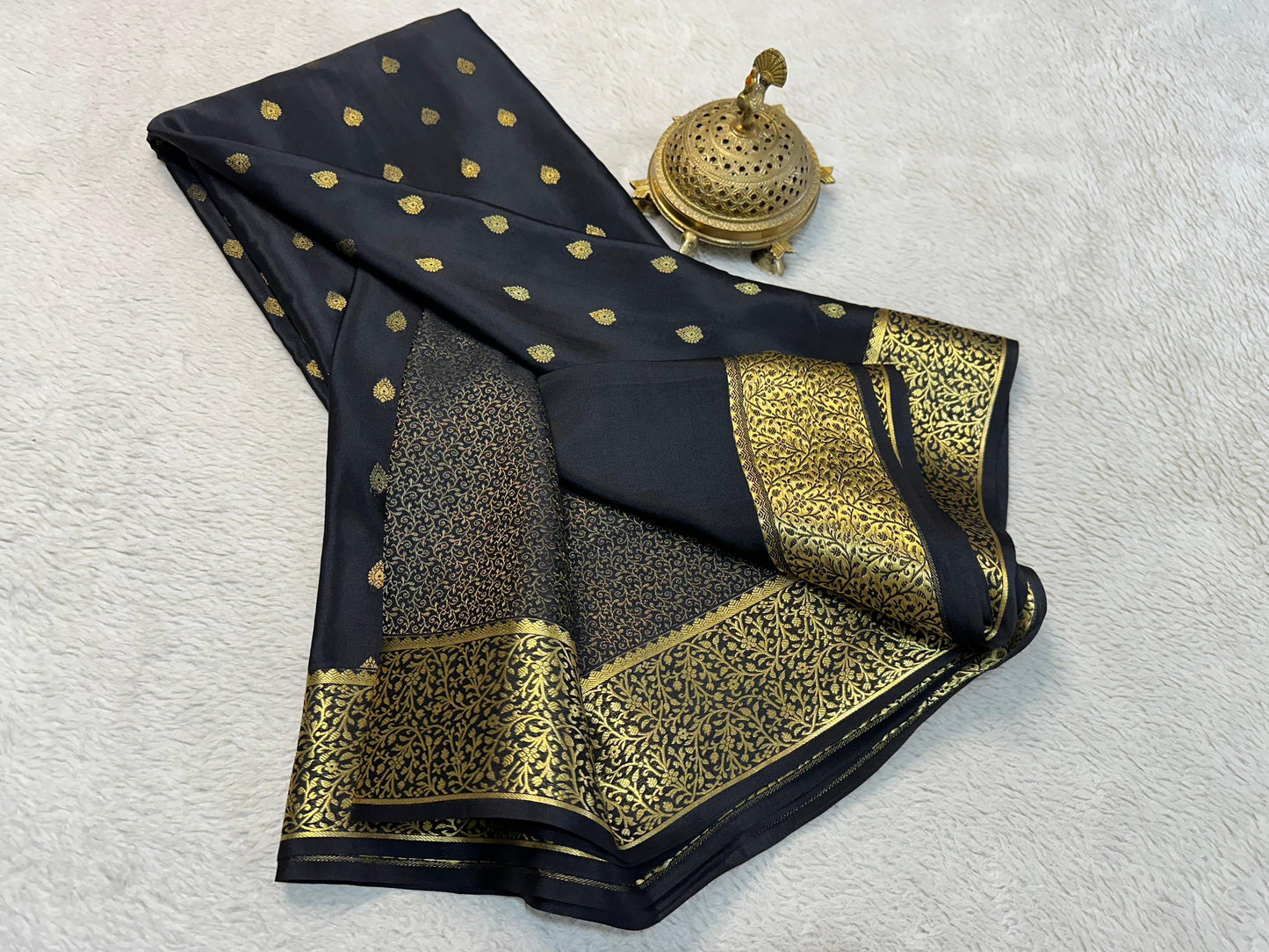 Mysore Crepe Silk Saree: The Drape of Dreams