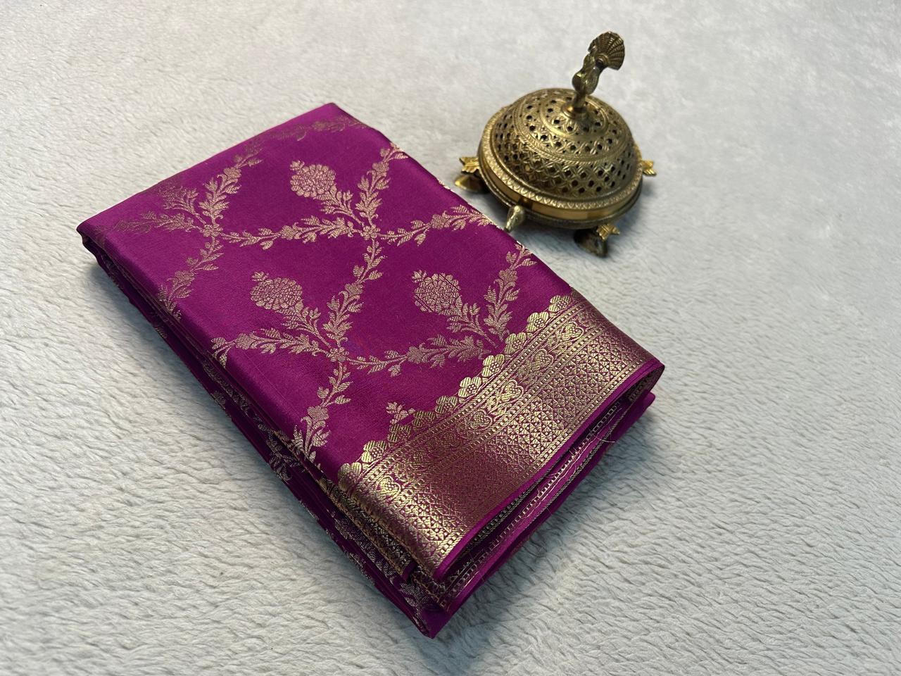 Mysore Pure Crepe Silk: Wrapped in Royalty