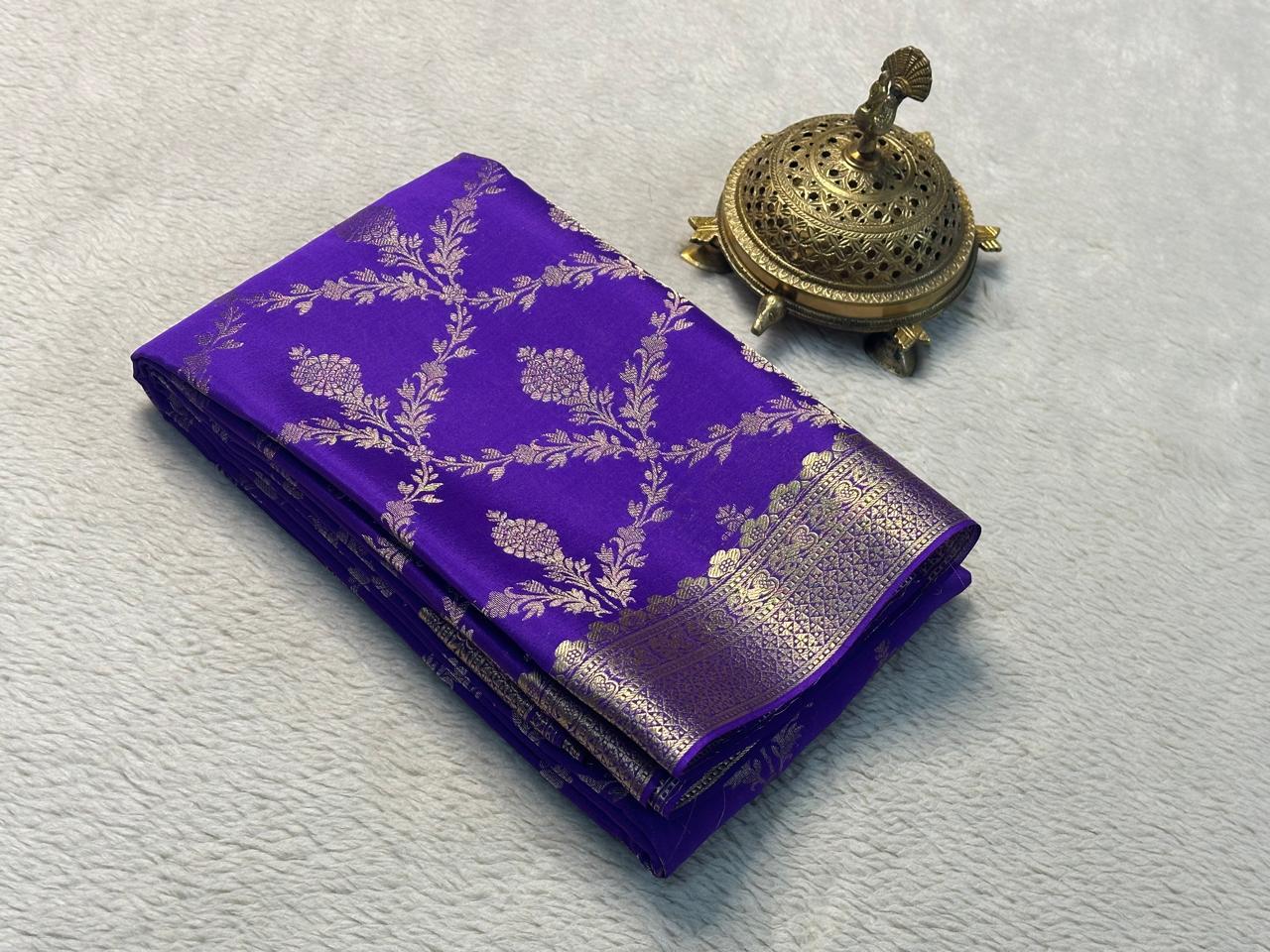 Mysore Pure Crepe Silk: Wrapped in Royalty