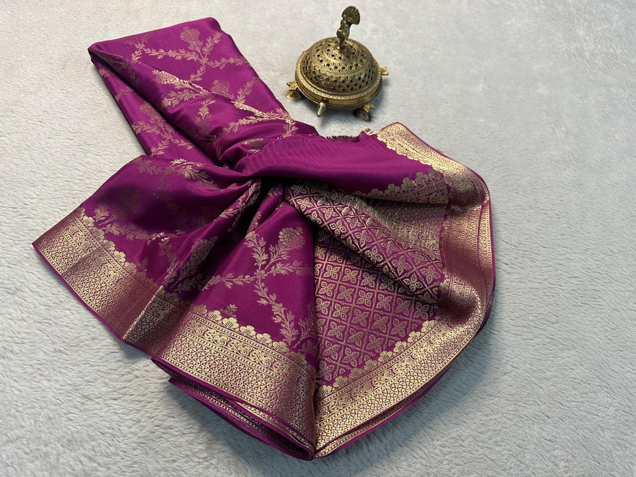 Mysore Pure Crepe Silk: Wrapped in Royalty