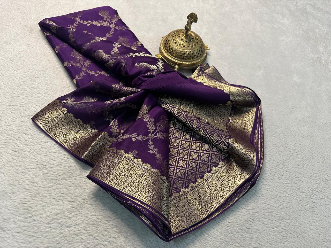 Mysore Pure Crepe Silk: Wrapped in Royalty