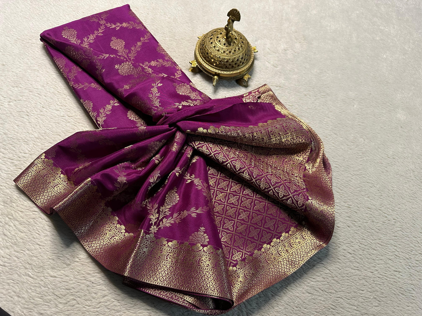 Mysore Pure Crepe Silk: Wrapped in Royalty