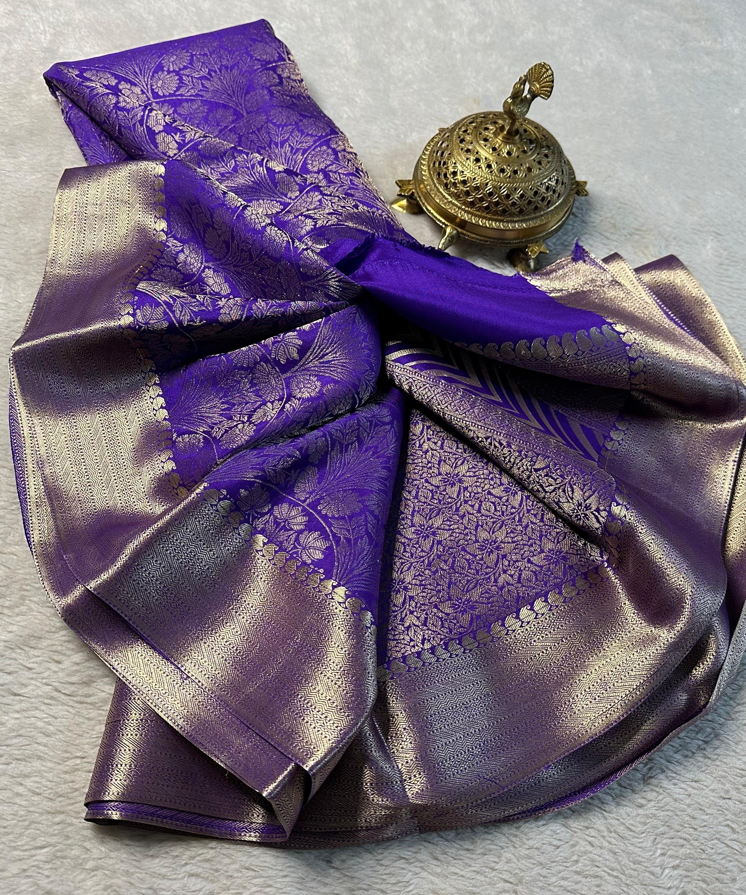 Rich Brocade Mysore Soft Silk Saree!!