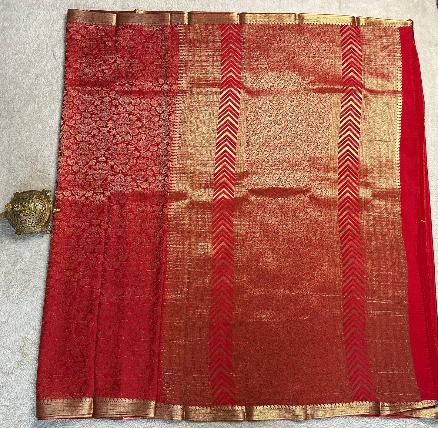 Rich Brocade Mysore Soft Silk Saree😍!!