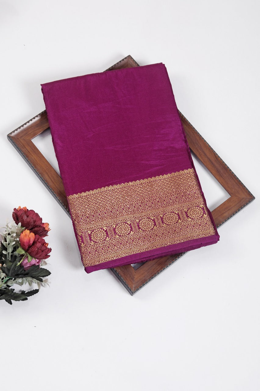 🌸 Mystique in Every Fold: Semi Mysore Soft Silk Sarees ✨