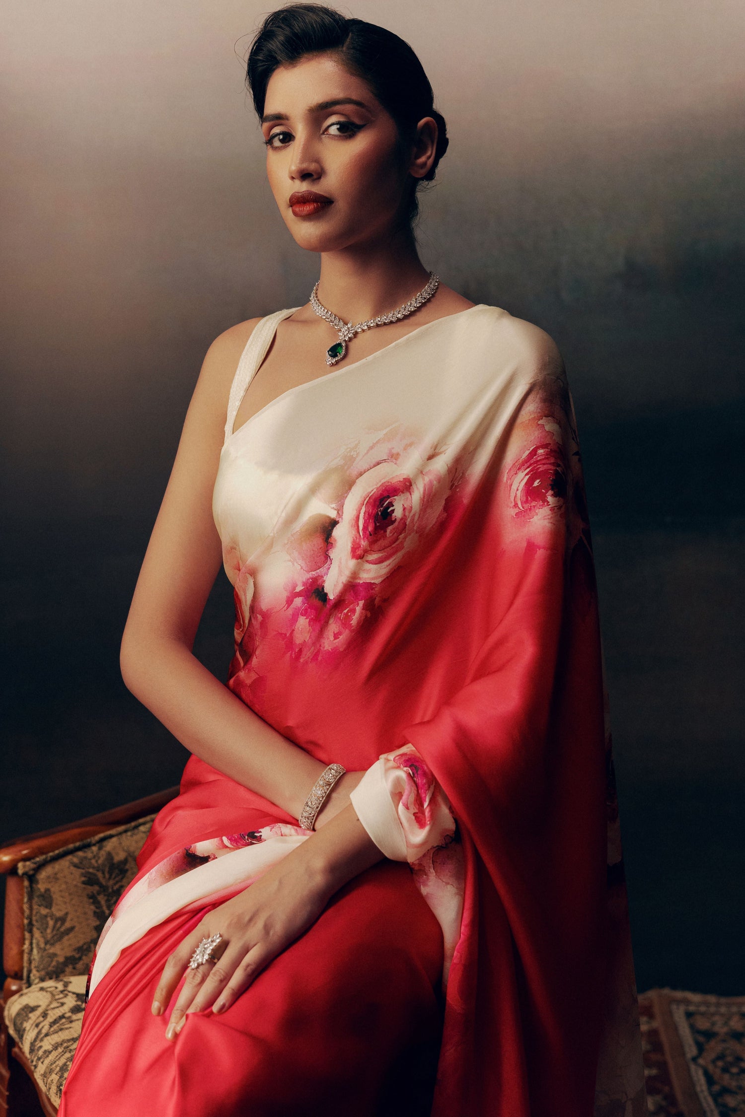 Buy Sonia Rani Pink Satin Silk Saree | Premvastra