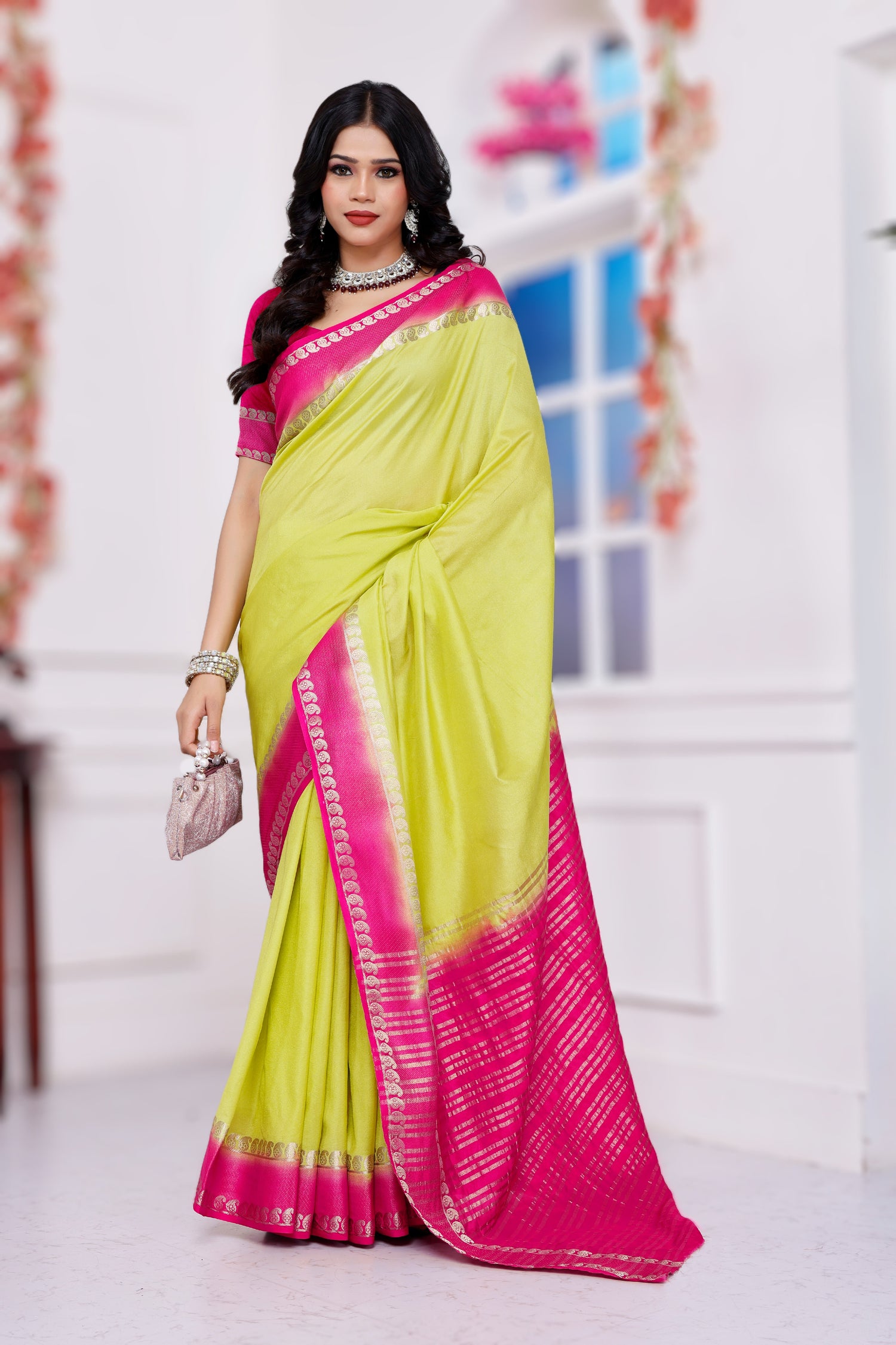 Saree Like No Other: Mysore Crepe Silk’s Regal Drapes