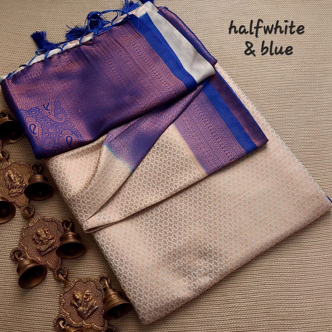 ✩ ꧁Twiffy Kubera Silk Saree For Women꧂✩