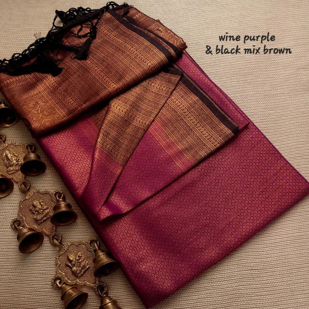 ✩ ꧁Twiffy Kubera Silk Saree For Women꧂✩