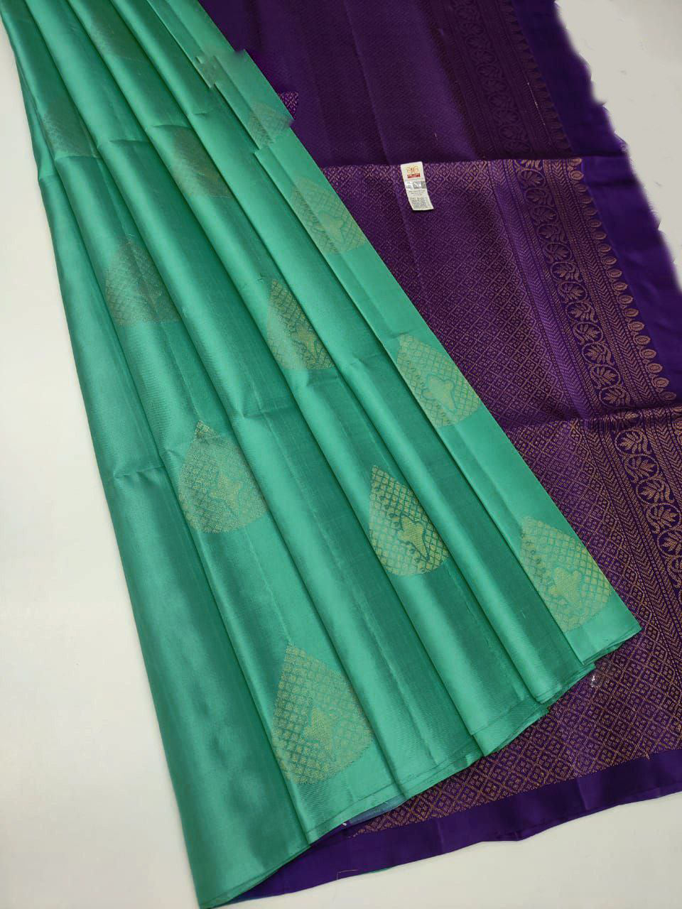 Vibrant Blue Kanjivaram Saree Silk Weaving For Ethnic Celebrations