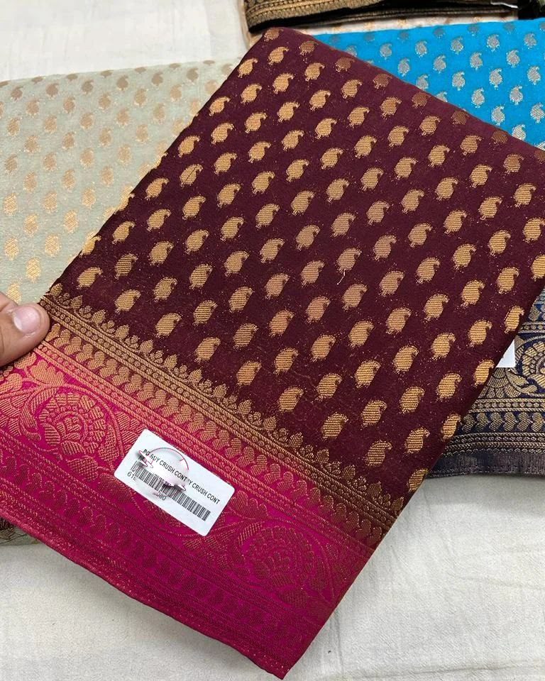 South Indian Soft Silk Saree With Stylish Designer Blouse And Pallu