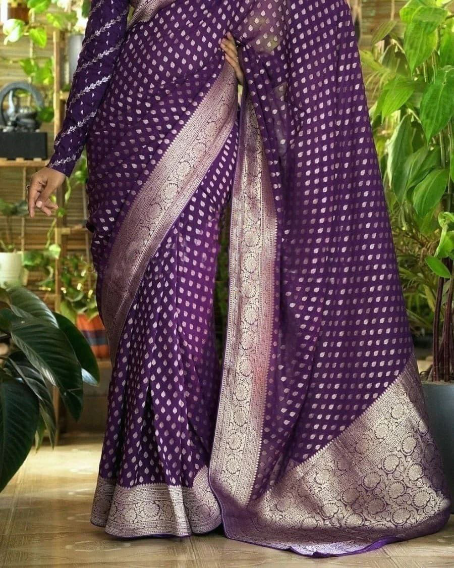 Designer Soft Silk Saree With Fancy Blouse For Special Occasions