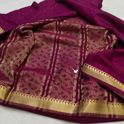 Beautiful Pure Mysore silk sarees having elegant  border