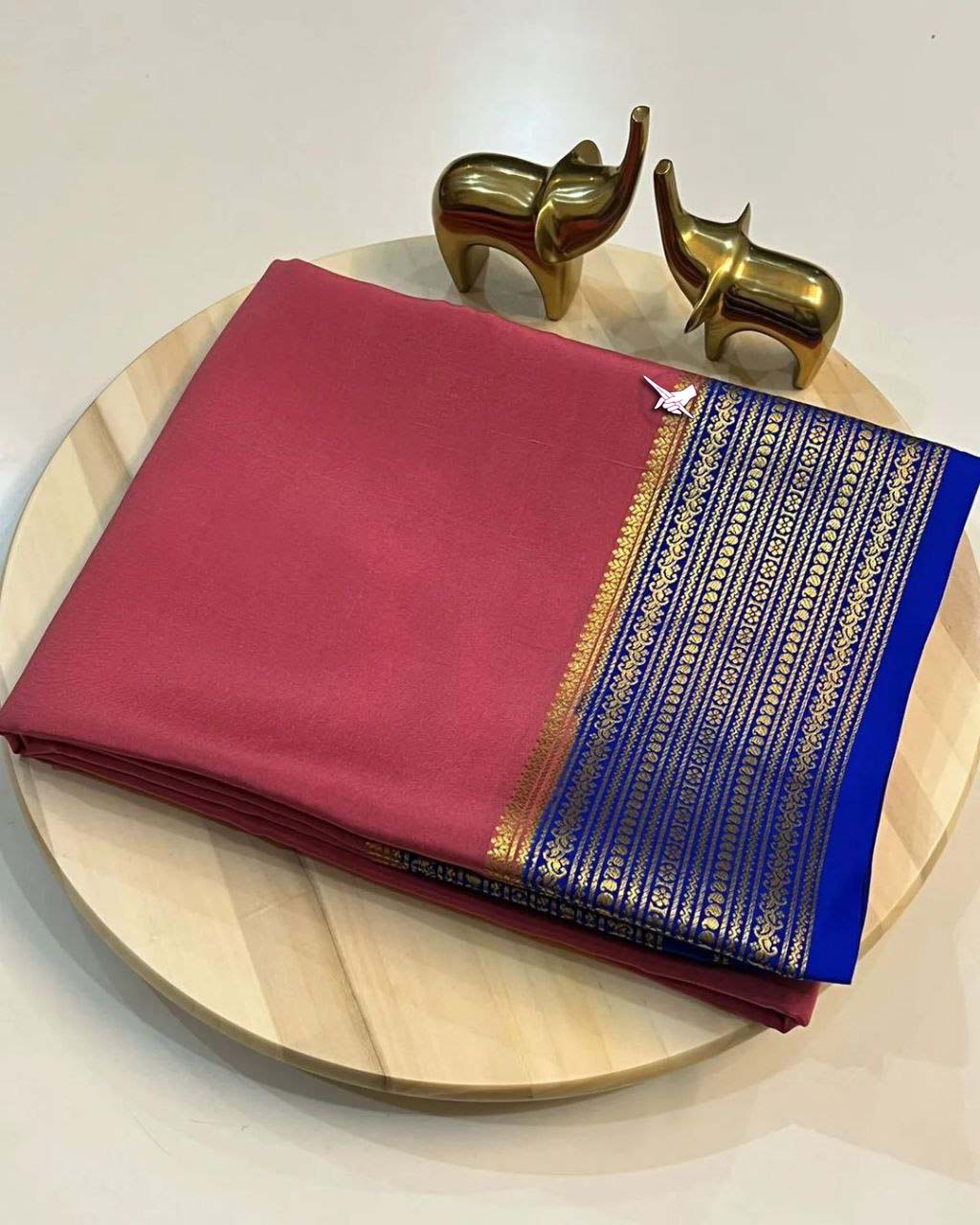 Graceful Mysore Soft Silk Saree With Intricate Borders