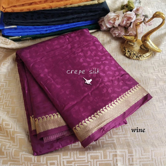 Beautiful Pure Mysore silk sarees having elegant  border