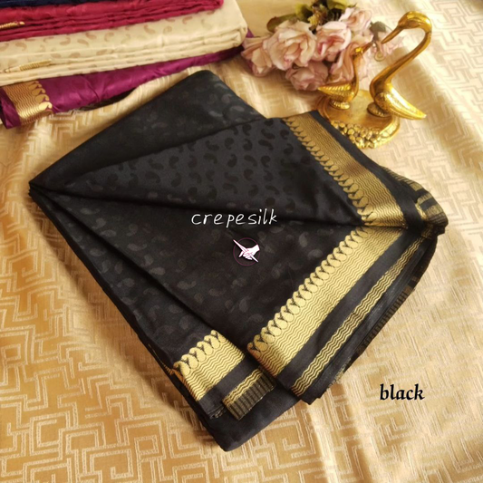 Beautiful Pure Mysore silk sarees having elegant  border