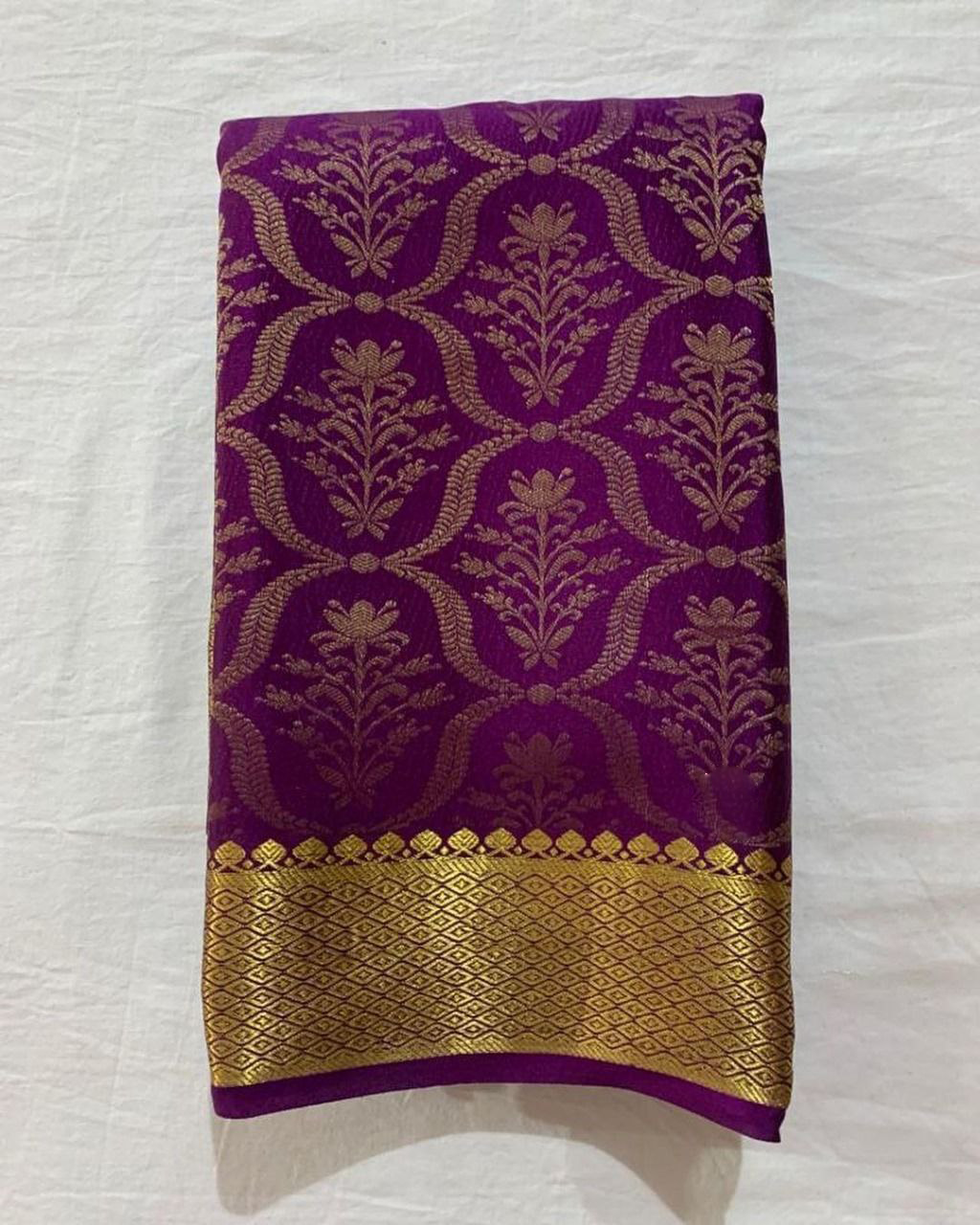 Handloom Style Soft Silk Saree With Rich Pallu And Blouse Material