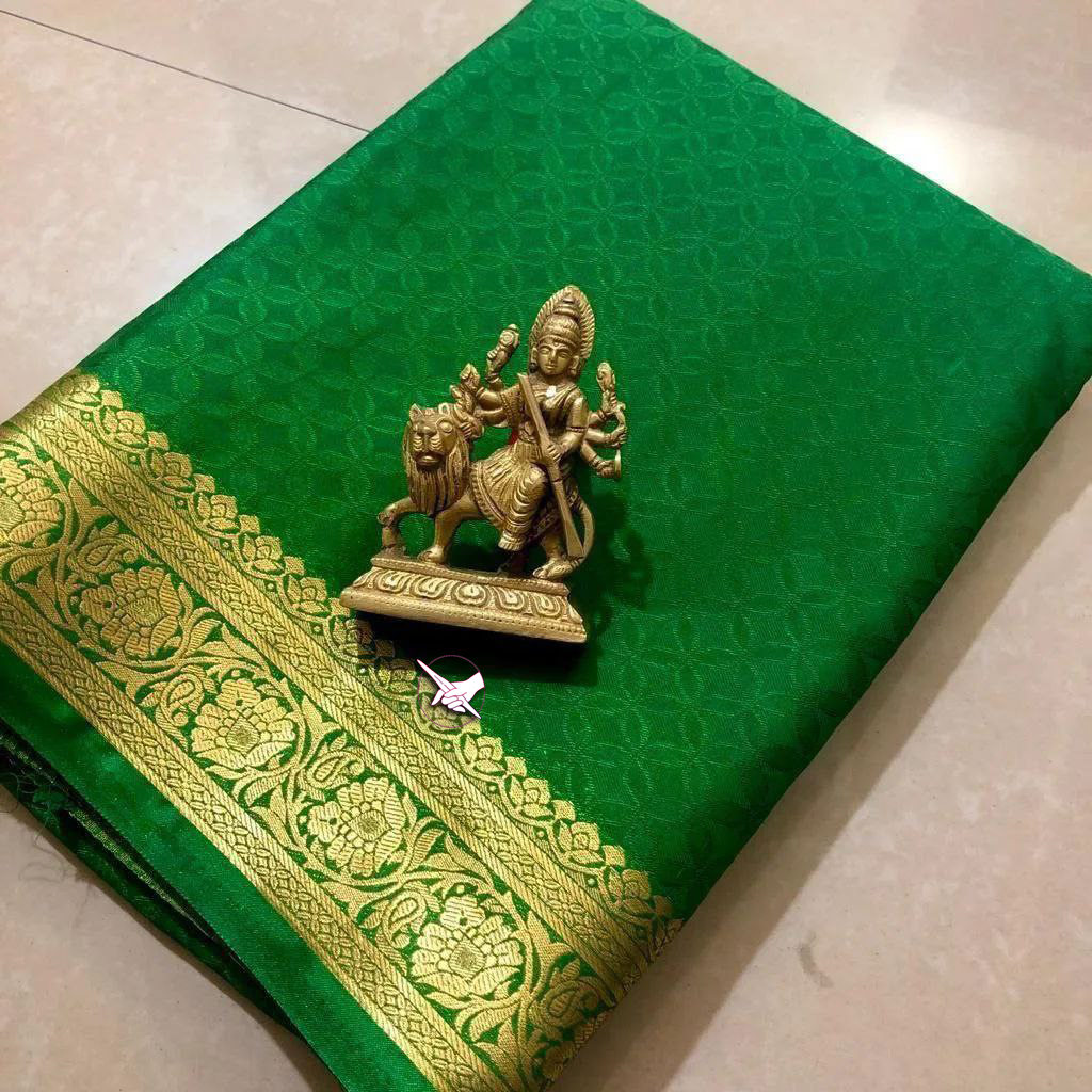 Wedding Ready Mysore Silk Saree With Elegant Border Work