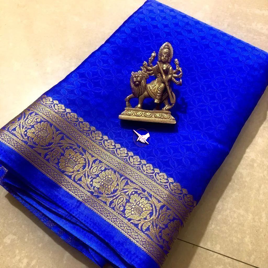 Beautiful Pure Mysore silk sarees having elegant  border