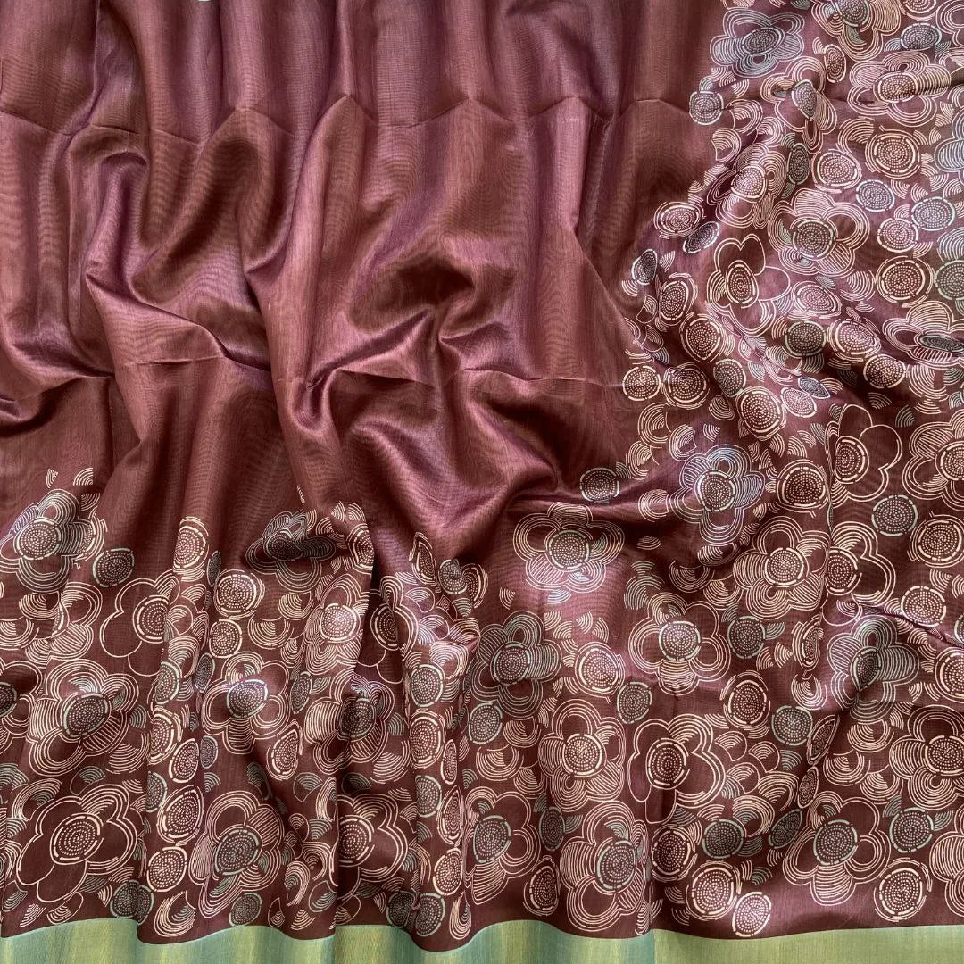 Lightweight Traditional Assam Pattu Saree In Soft Silk With Digital Artwork