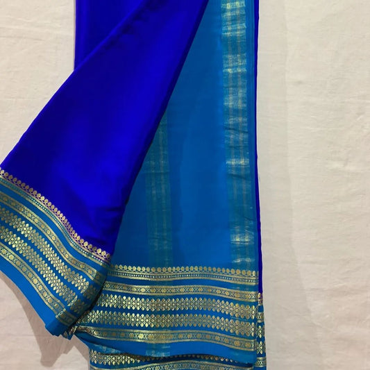 Beautiful Pure Mysore silk sarees having elegant contrast border 😍