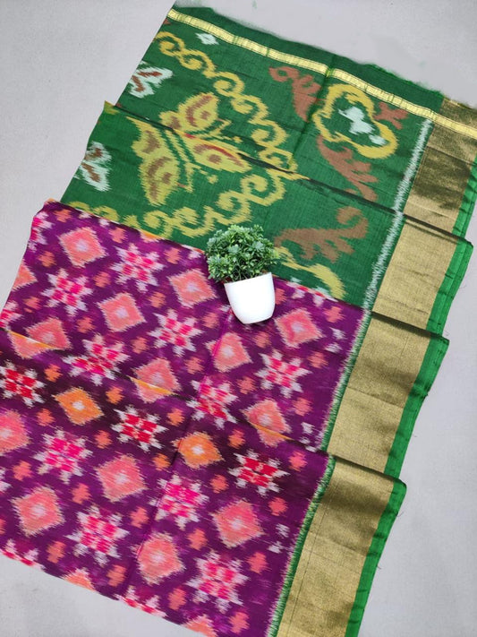 Beautiful sico pattu sarees softest drapes handloom !!