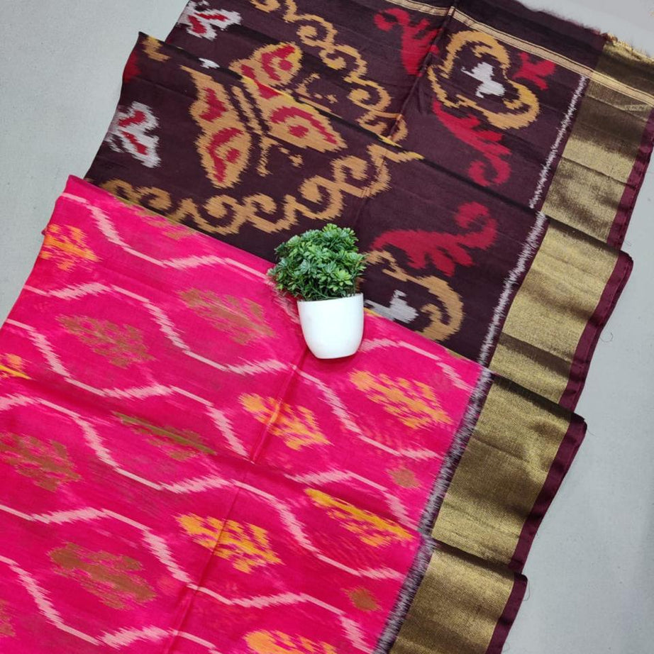 Beautiful sico pattu sarees softest drapes handloom !!