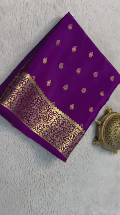 Mysore Crepe Silk Saree: The Drape of Dreams